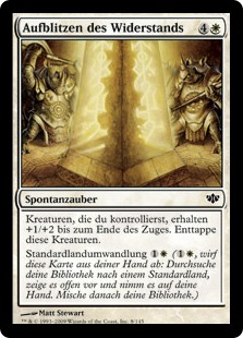 Aufblitzen des Widerstands