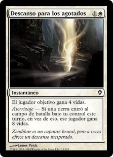 Descanso para los agotados