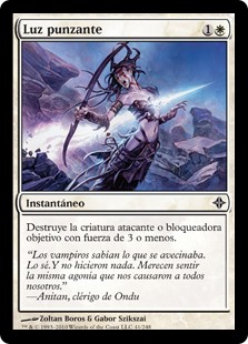 Luz punzante