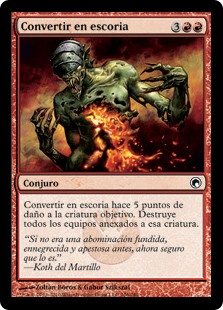 Convertir en escoria