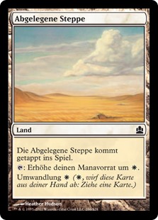 Abgelegene Steppe