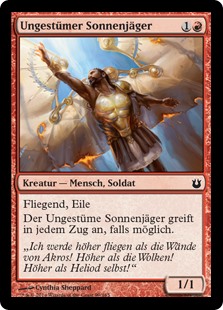 Ungestümer Sonnenjäger