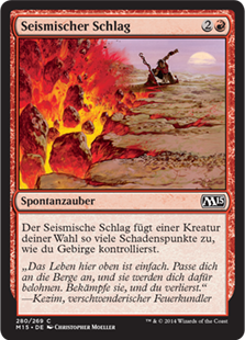 Seismischer Schlag