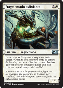 Fragmentado asfixiante