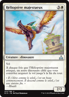 Hélioptère majestueux