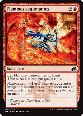 Flammes caquetantes