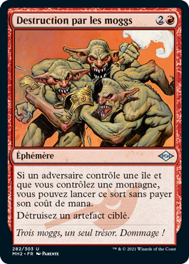 Destruction par les moggs