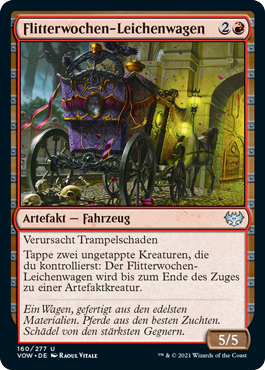 Flitterwochen-Leichenwagen