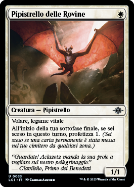 Pipistrello delle Rovine