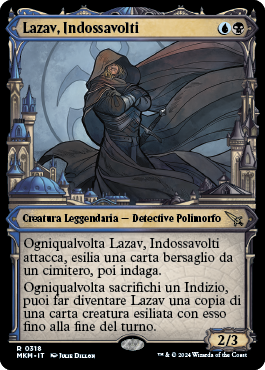 Lazav, Indossavolti