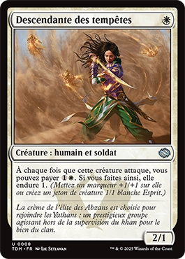 Descendante des tempêtes